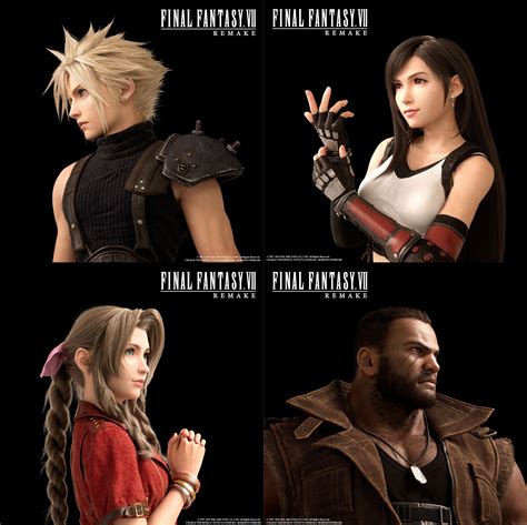 final fantasy 7 remake characters|Final Fantasy VII Remake characters.